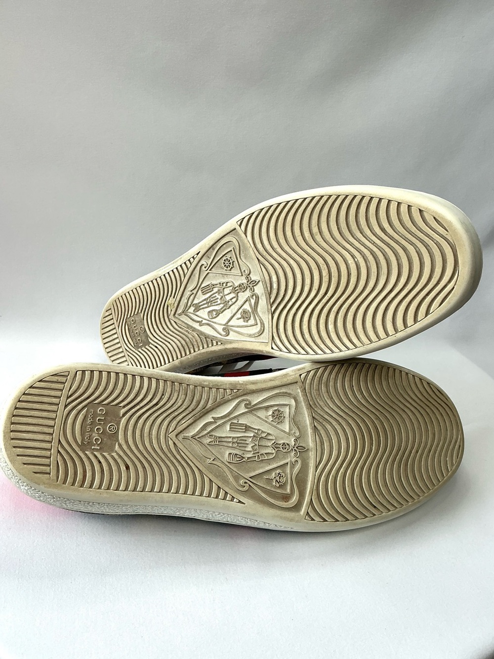 Gucci | Ace GG Supreme Bee Web Stripe Low-Top Sneakers Made In Italy - Picture 6 of 9